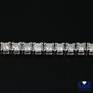 Women's 3.00 Carat Round Cut Diamond Tennis Bracelet In 14K White Gold - Diamond Rise Jewelry