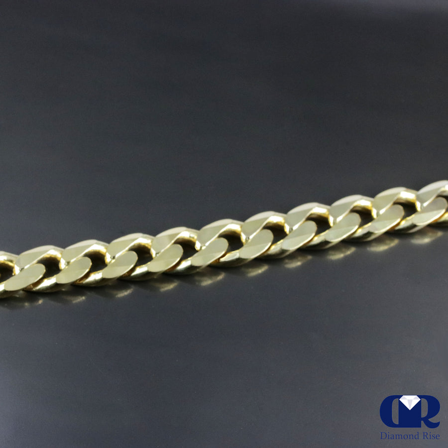 Men's 12 mm Cuban Chain Necklace In 14K Gold - Diamond Rise Jewelry