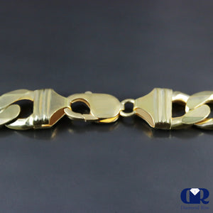 Men's 14K Yellow Gold Cuban Chain Necklace 13 mm - Diamond Rise Jewelry