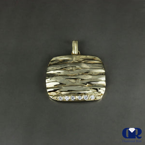 Custom Handmade Diamond Pendant In 10K Gold - Diamond Rise Jewelry