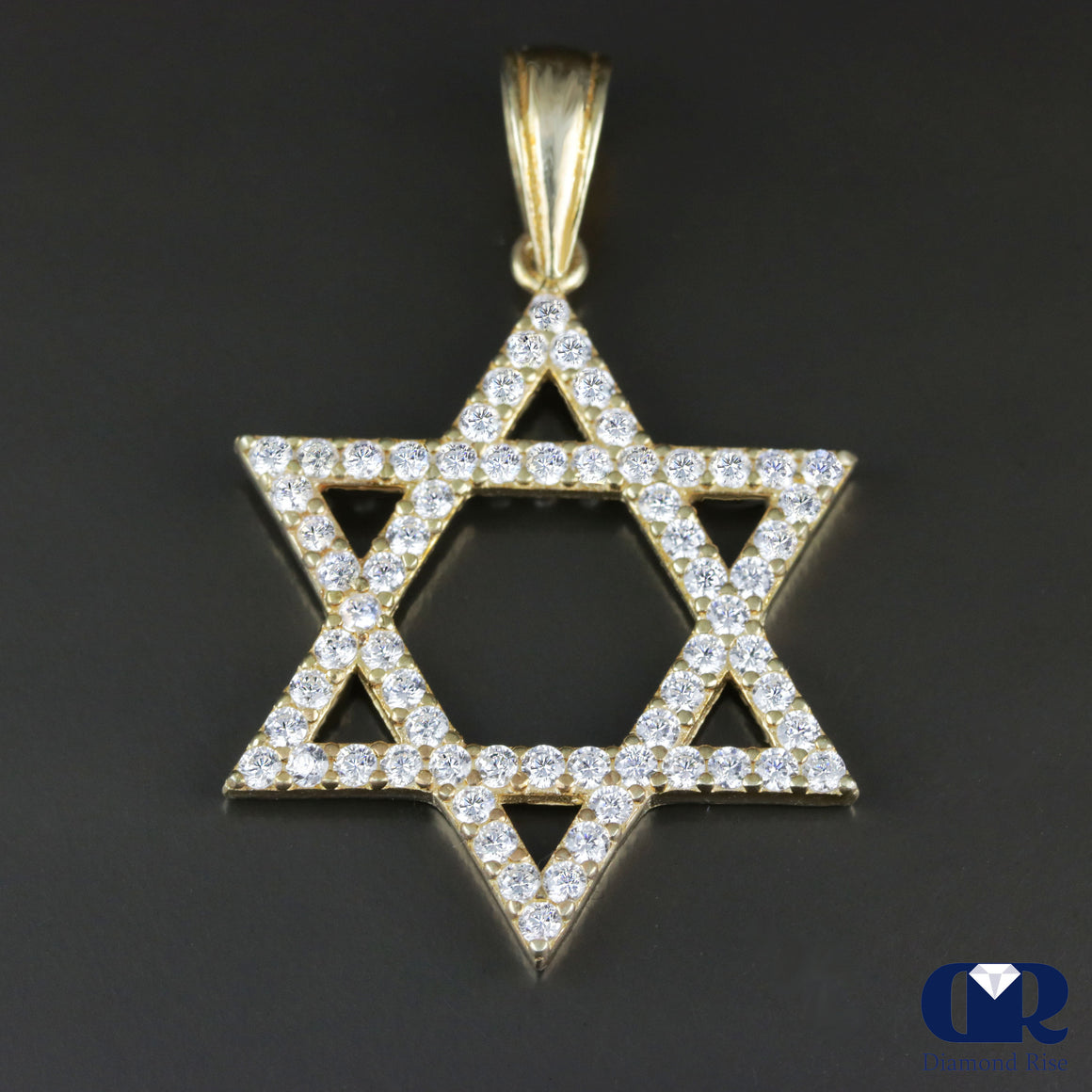 Diamond Star Pendant In 10K Gold - Diamond Rise Jewelry