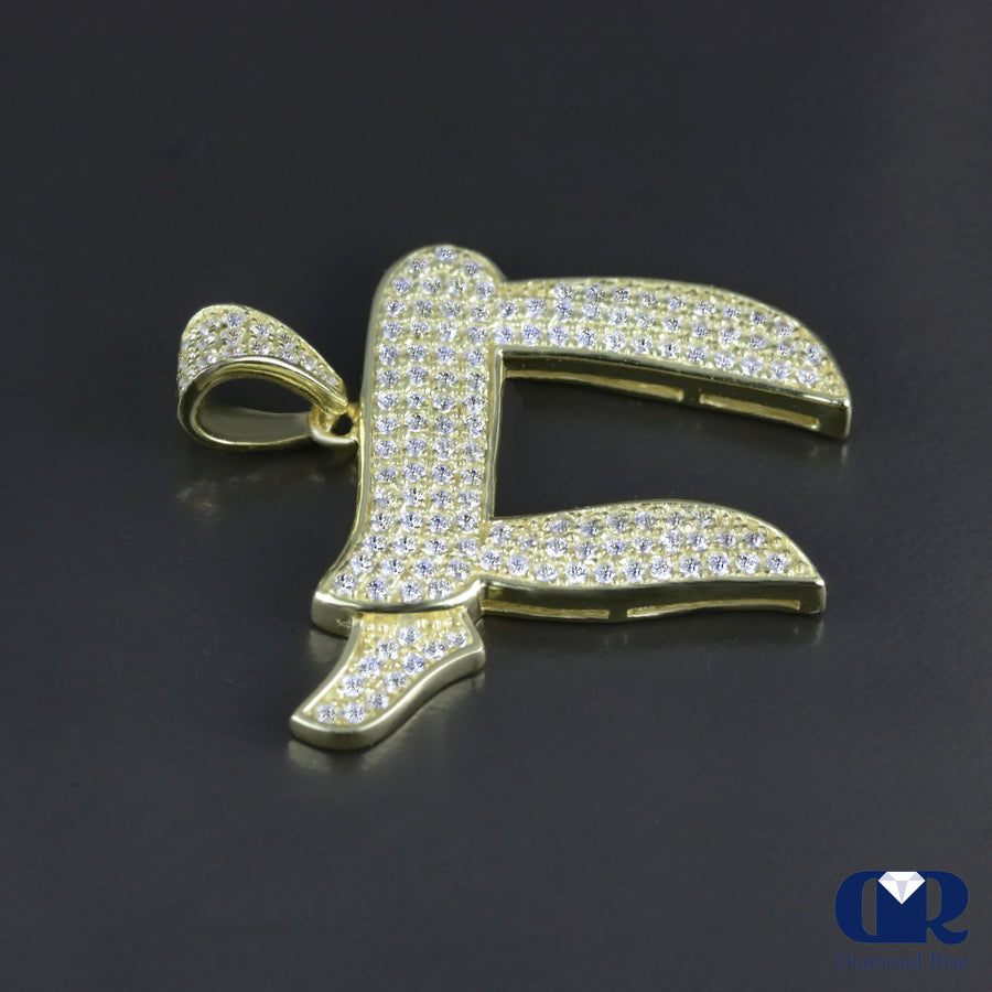 Men's Chai Diamond Pendant In 14K Yellow Gold - Diamond Rise Jewelry
