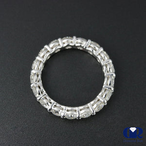 Women's Round Cut Diamond Share Prong Setting Wedding Anniversary Ring In 14K White Gold - Diamond Rise Jewelry