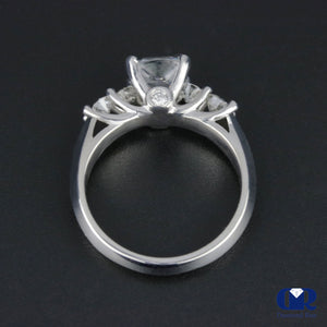 1.45 Carat Radiant Cut Diamond Engagement Ring In Platinum - Diamond Rise Jewelry
