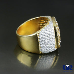 Men's Diamond Pinky Ring In 14K Yellow Gold - Diamond Rise Jewelry