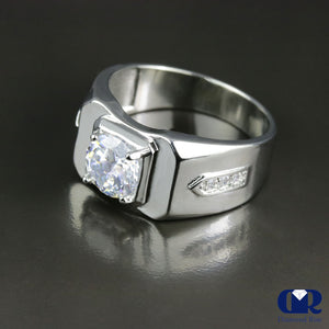 Men's Diamond Rise In 14K White Gold - Diamond Rise Jewelry